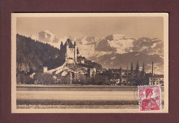 THUN - Schloss - Jungfrau - 1913