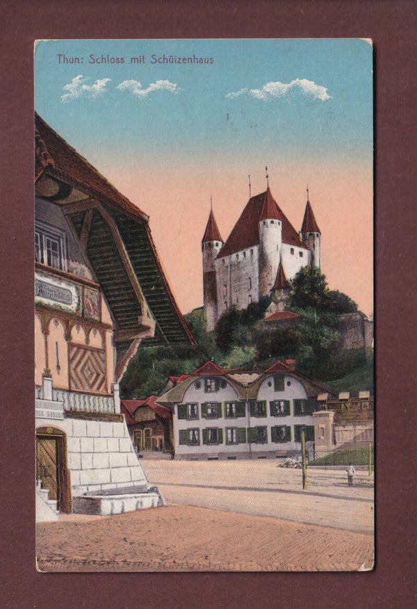 THUN - Schloss und Schützenhaus - 1911