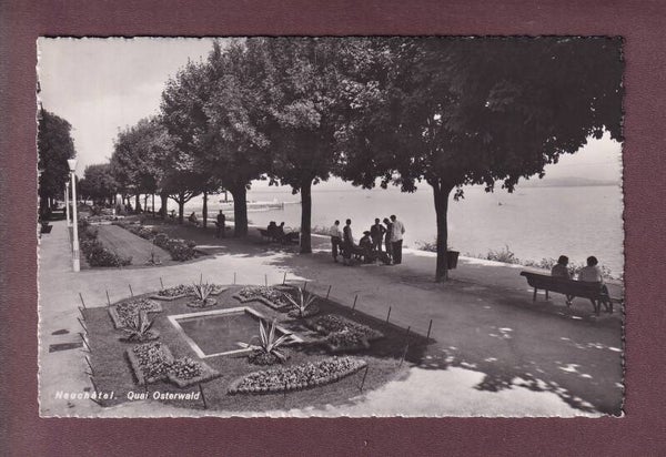 NEUCHÂTEL - Quai Osterwald - 1944