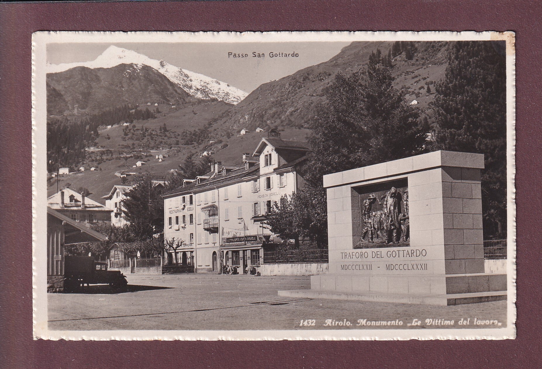 AIROLO - Monumento Traforo del Gottardo