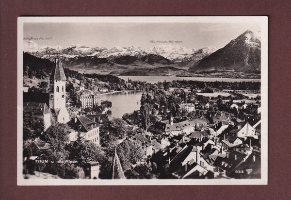 THUN - Teilansicht - 1935 Feldpost