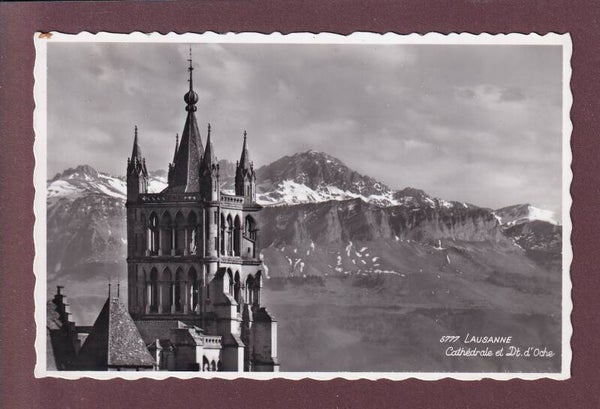 LAUSANNE - Tour de la cathédrale - Dent d'Oche