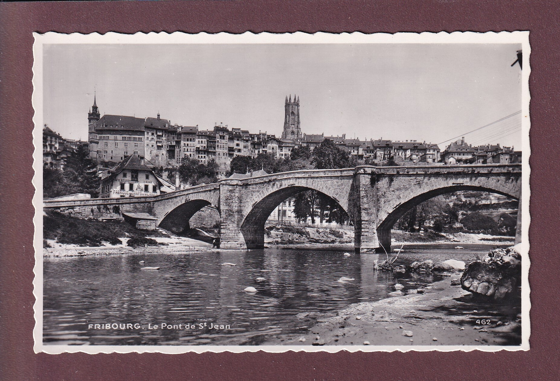 FRIBOURG - Pont Saint Jean - Fabrique de draps