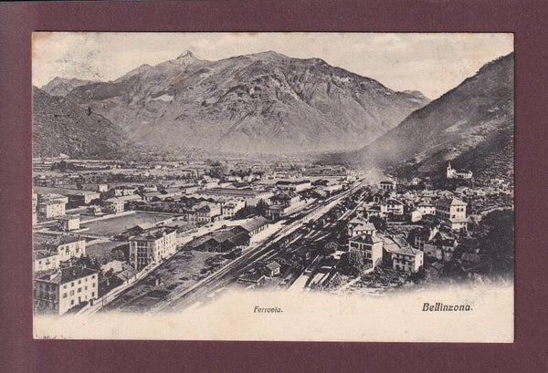 BELLINZONA - Stazione - 1912