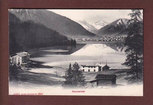 DAVOS - Davosersee - 1906 // Falte //