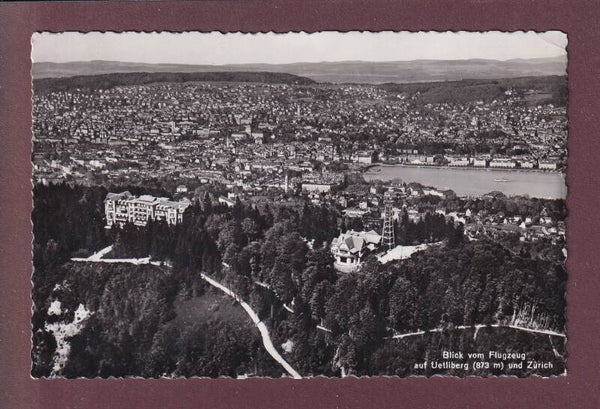UETLIBERG und ZÜRICH - Fliegeraufnahme