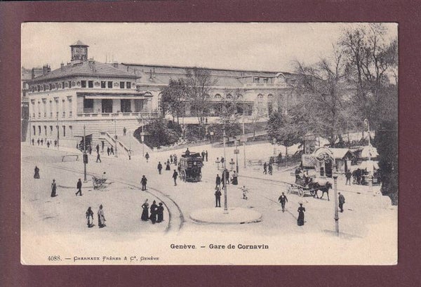 GENEVE - Gare Cornavin - Attelages