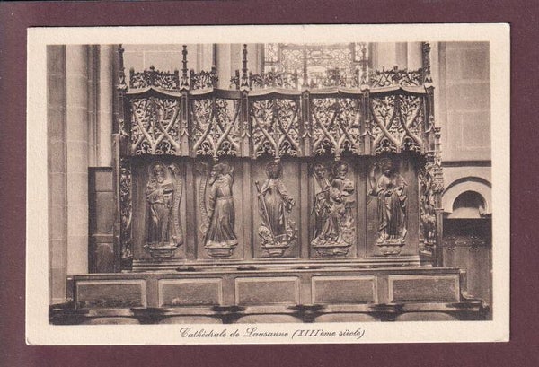 LAUSANNE - Cathédrale - Stalles de Montfaucon