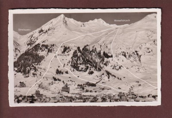 DAVOS - Abfahrt - 1937