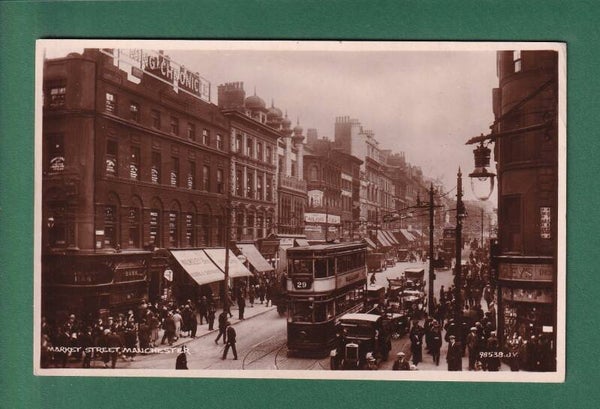 MANCHESTER - Market Street - Oldtimer - 1929