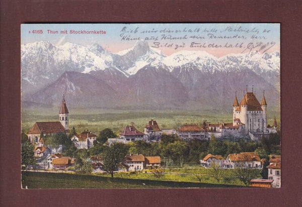 THUN - Stockhornkette - 1914