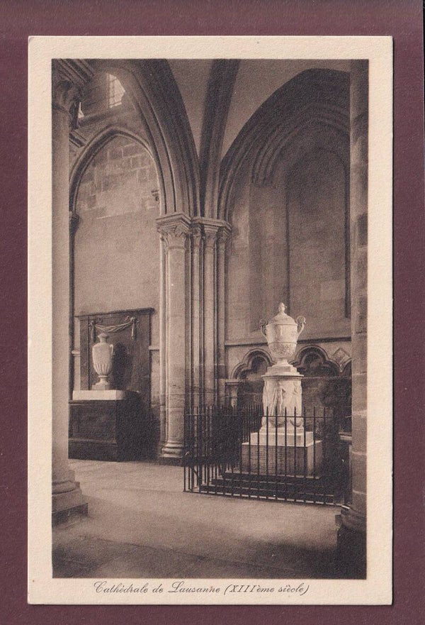 LAUSANNE - Cathédrale - Tombeau d'Henriette Canning
