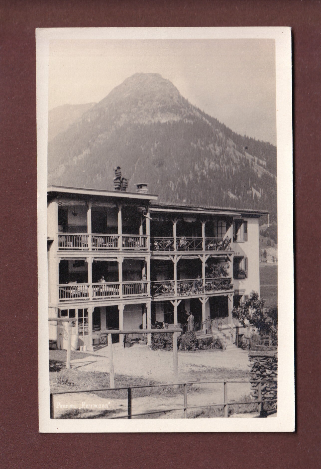 DAVOS - Pension Herrmann - 1929