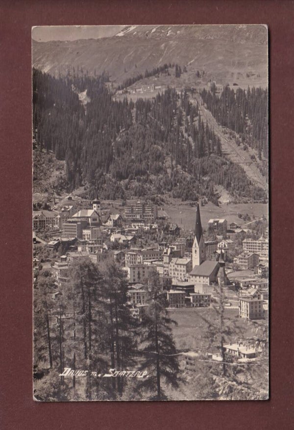 DAVOS - Teilansicht - Schatzalp - 1923