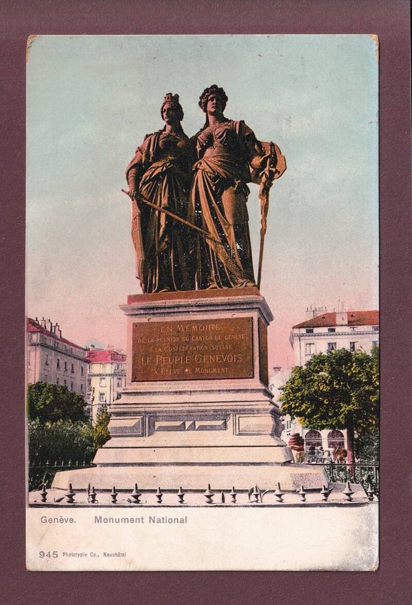 GENEVE - Monument National - 1908