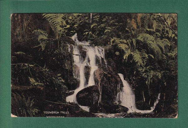 Australia - WARBURTON Youwonga Falls 1906 // corner fold //