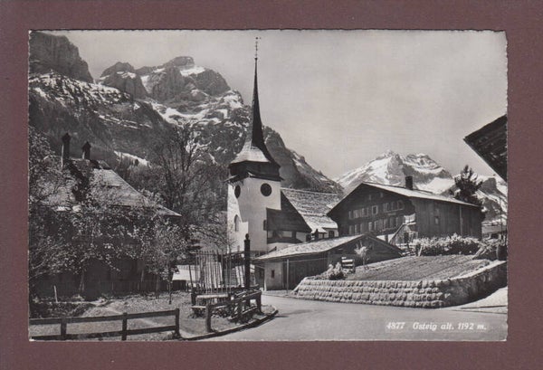 GSTEIG - Teil mit Kirche - 1955
