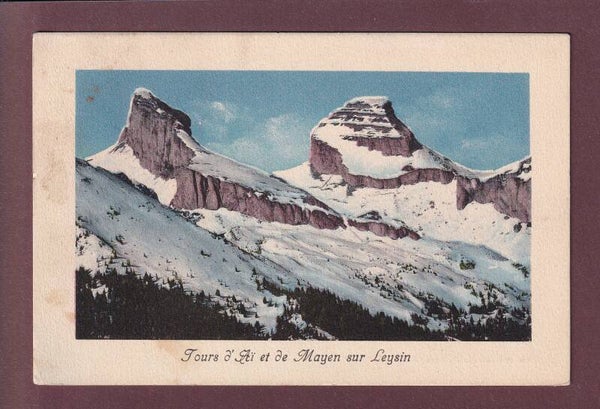 TOURS D'AÏ et de MAYEN sur Leysin - 1912