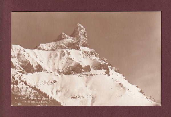 DENT DE MORCLES vu de Bex - 1914