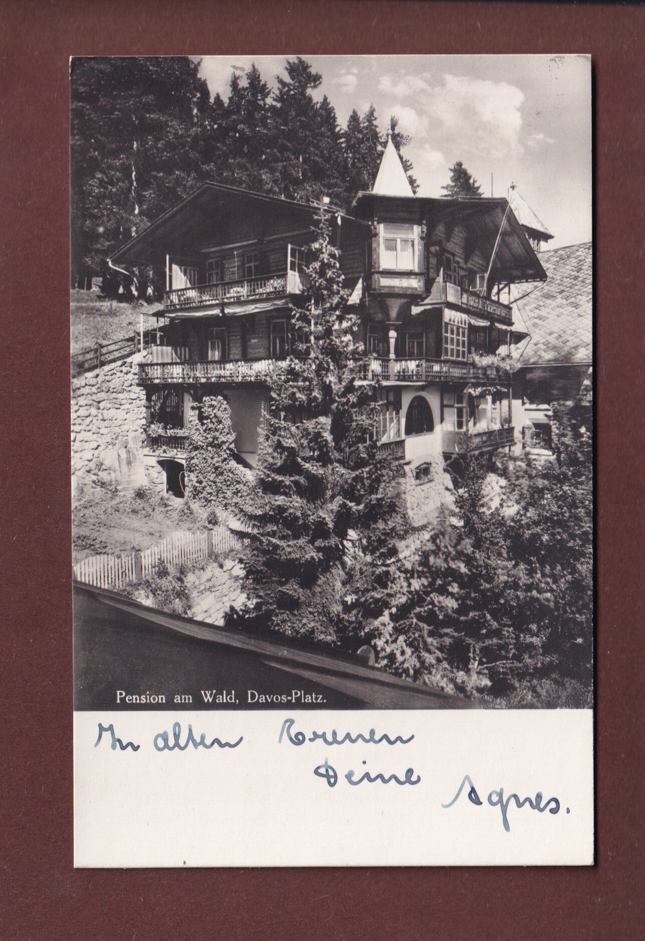 DAVOS - Pension am Wald - 1933