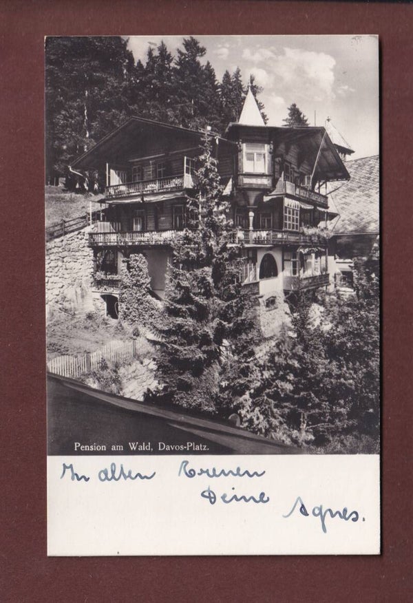 DAVOS - Pension am Wald - 1933