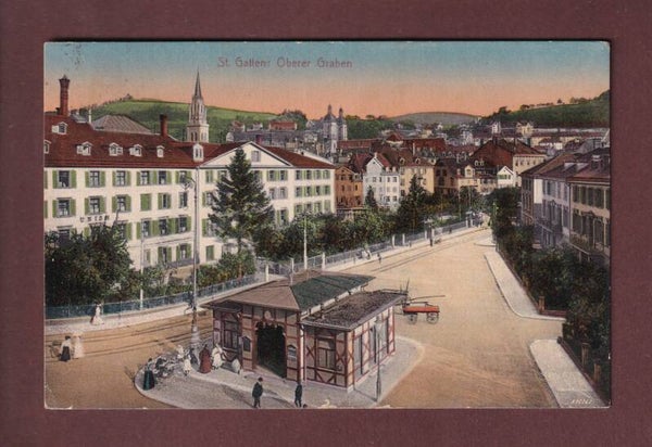 ST. GALLEN - Oberer Graben - 1912