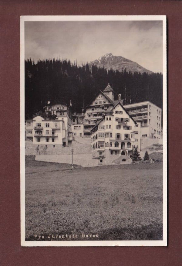 DAVOS - Pro Juventute - 1932 // Eckbug //