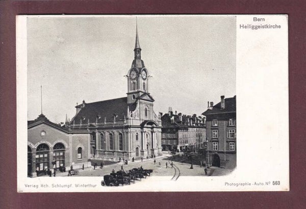 BERN - Bahnhof - Heiliggeistkirche - 1917