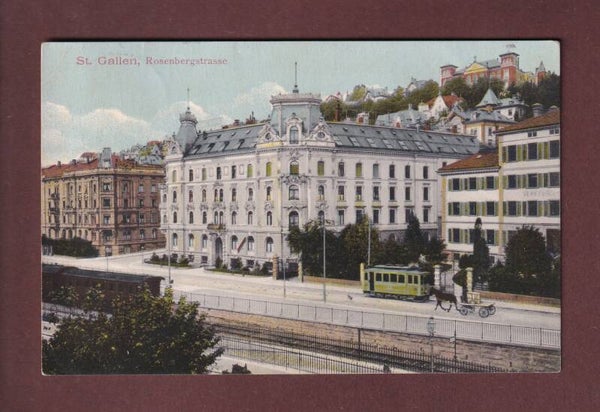 ST. GALLEN - Rosenbergstrasse - 1911 // Eckbug //