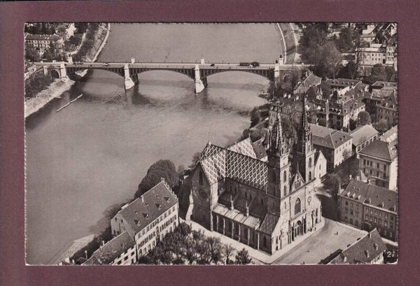 BASEL - Fliegeraufnahme - 1948