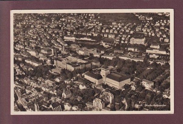 ZÜRICH - Hochschulquartier - Fligeraufnahme - 1936