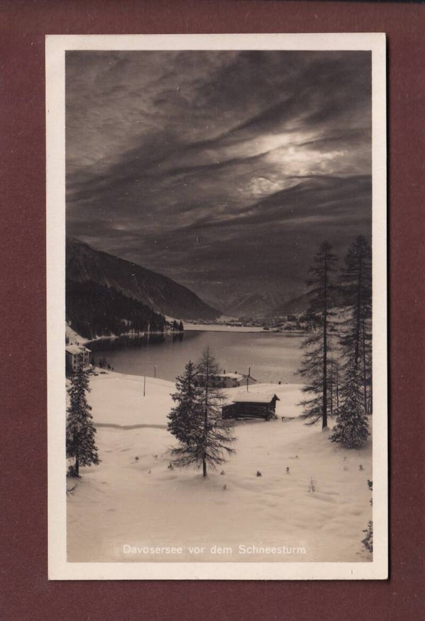DAVOS - Davosersee vor dem Schneesturm