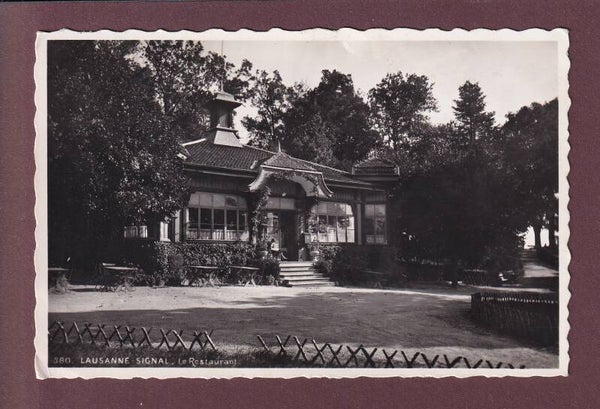 LAUSANNE - Signal - Restaurant - 1945