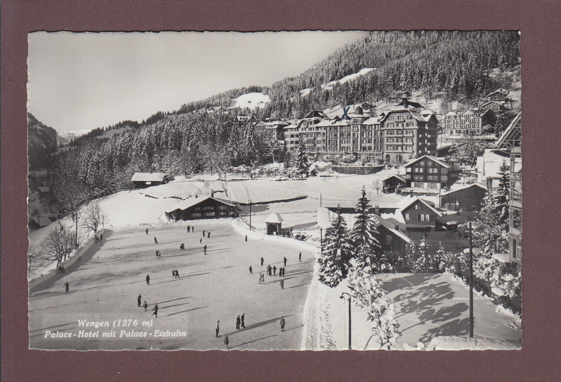 WENGEN - Palace Hotel - Eisbahn - 1941