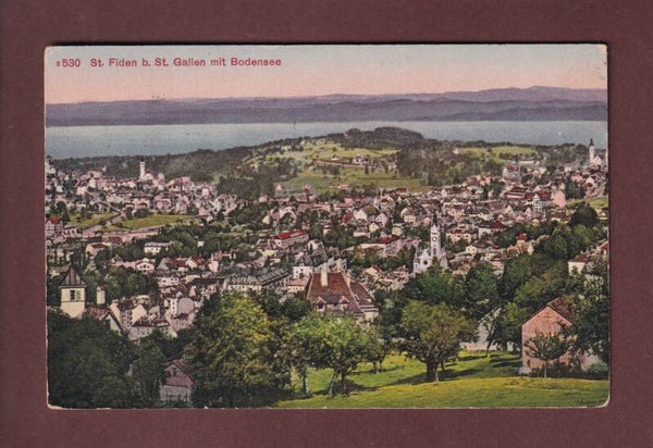 ST. FIDEN bei St. Gallen - 1917