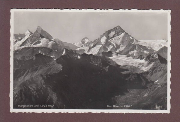 CERVIN - DENT BLANCHE - Vue aérienne - 1942