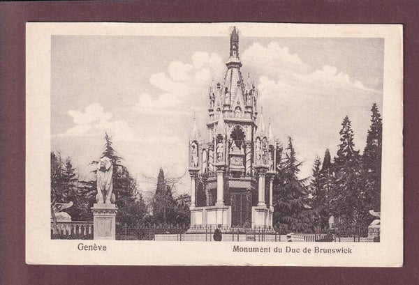 GENEVE - Monument Brunswick