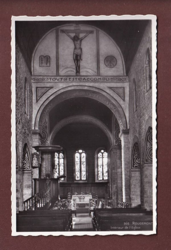 ROUGEMONT - Intérieur de l'Eglise