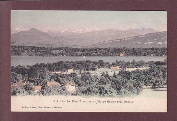 GENEVE - Musée Ariana - Mont-Blanc