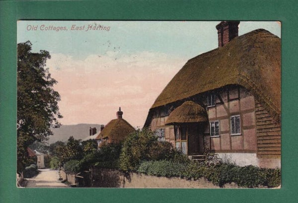 EAST HARTING - Old Cottages - 1908