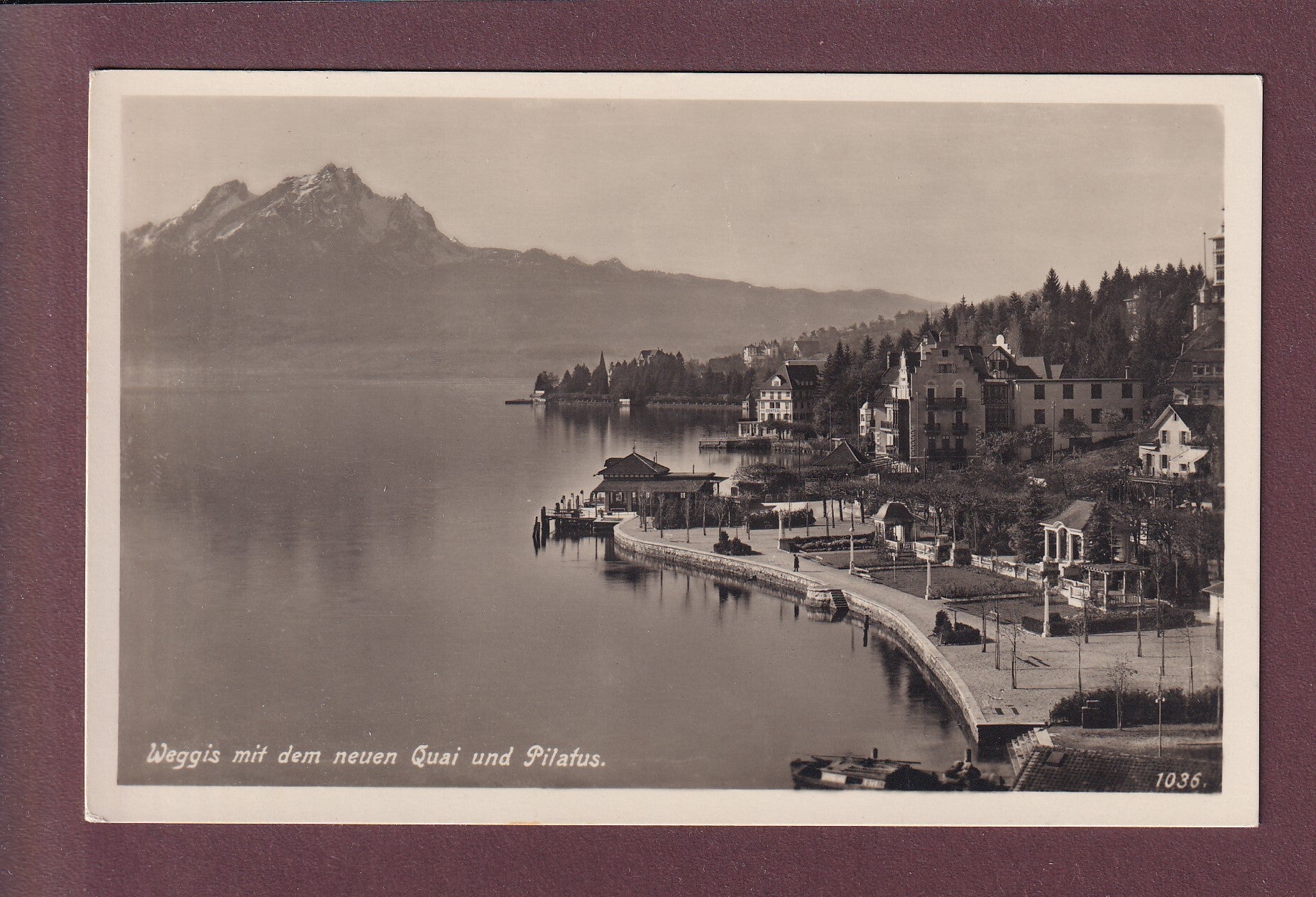 WEGGIS - Quai - Pilatus