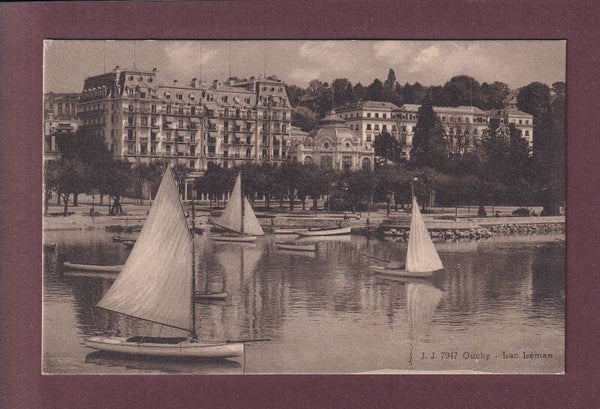 LAUSANNE - Ouchy - Voiliers