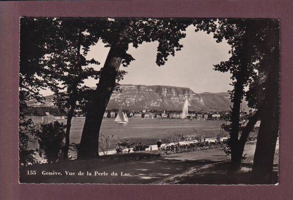 GENEVE vue de la Perle du Lac