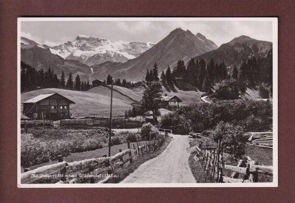 ADELBODEN - Teilansicht mit Wildstrubel