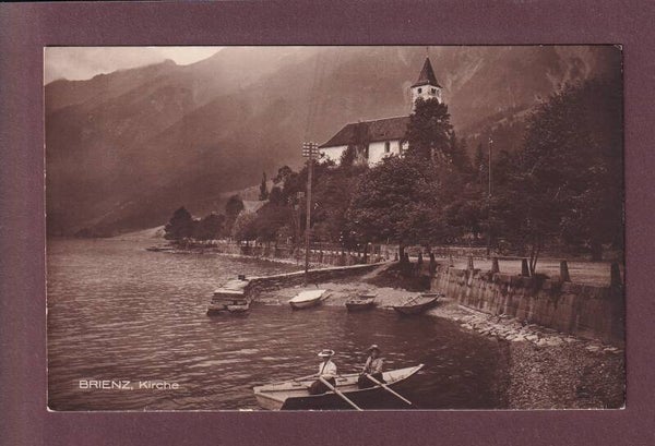 BRIENZ - Kirche - Boot