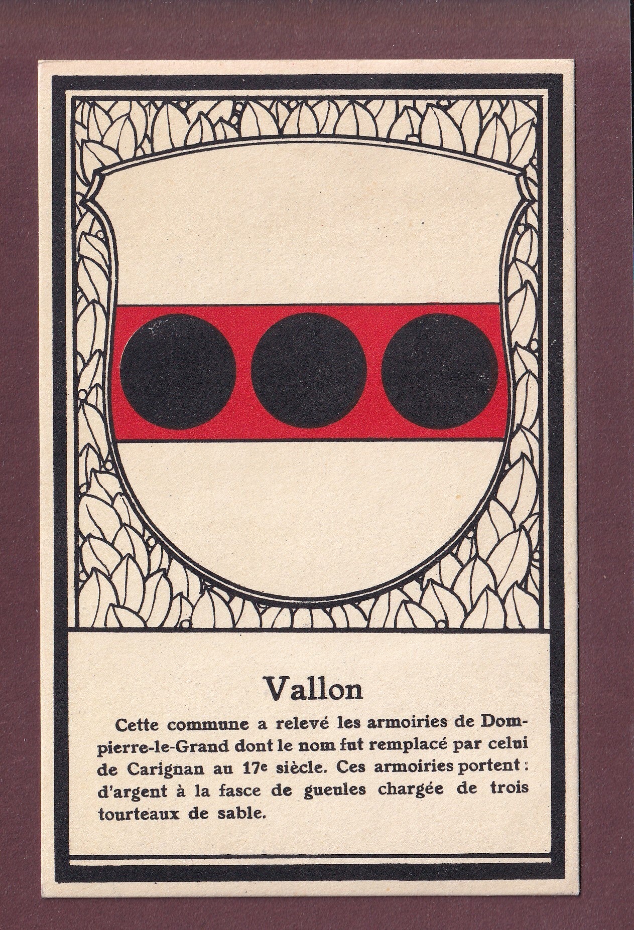 VALLON - Blason