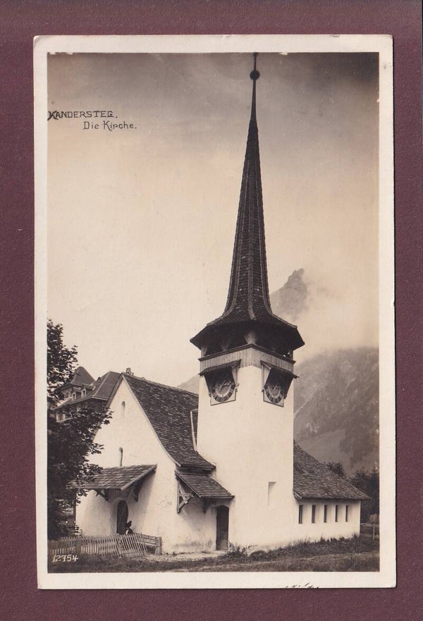 KANDERSTEG - Kirche - 1926