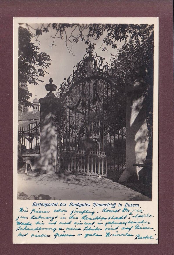LUZERN - Landgutes Himmelrich - Obergrundstrasse - 1955