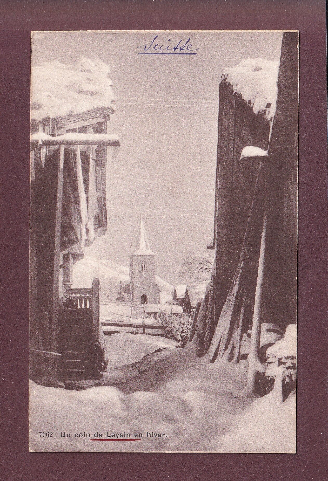 LEYSIN en hiver