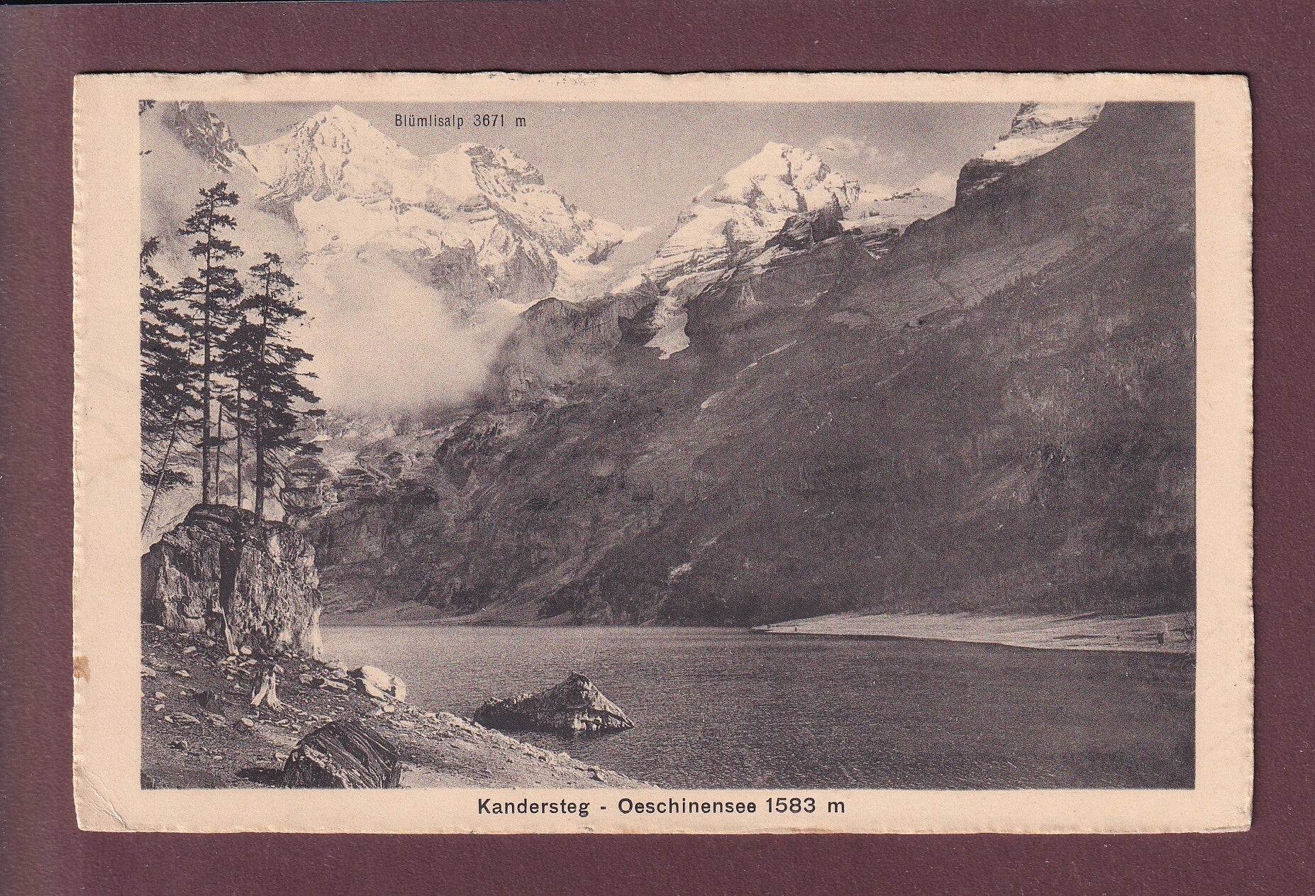 Kandersteg - OESCHINENSEE - 1915